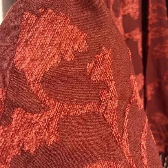 Chico’s floral jacquard ruana open front covering fringe new with tags medium - Picture 4 of 6